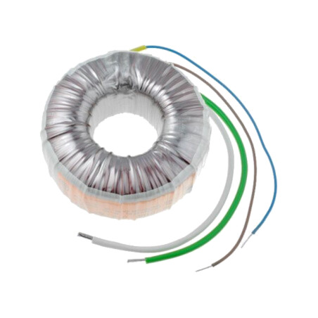 Transformator: toroidal; 80VA; 230VAC; 18V; 4,444A; Term: cabluri