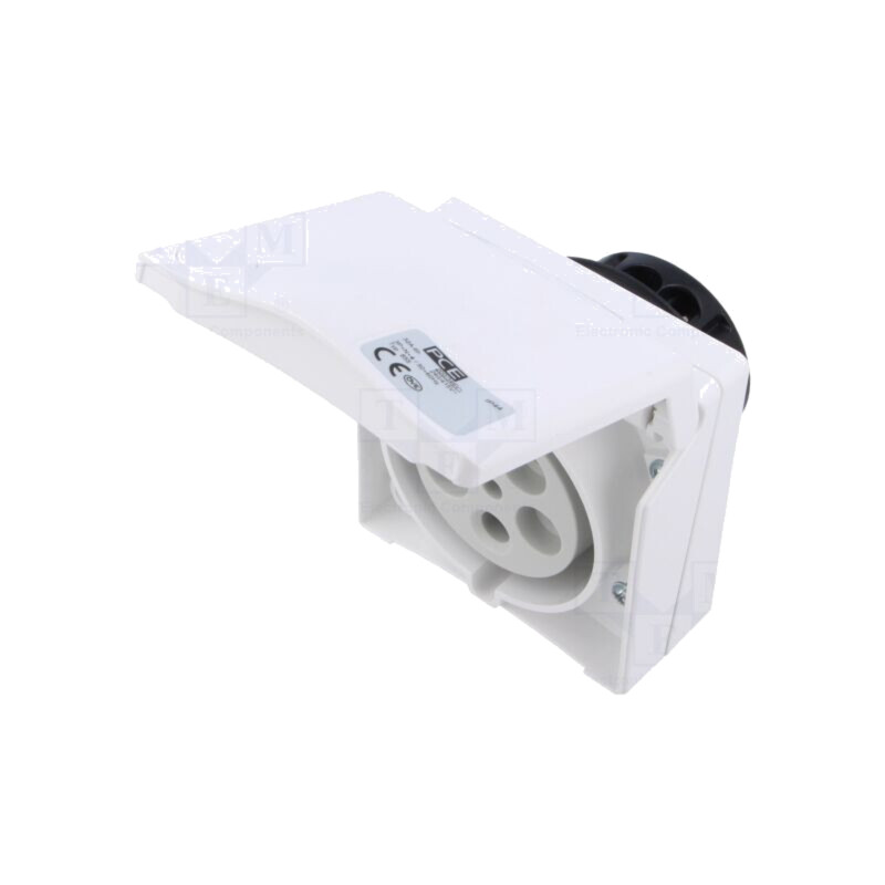 Conector: alimentare AC trifazate; soclu; mamă; 32A; 400VAC; IP44 Conector: alimentare AC trifazate; soclu; mamă; 32A; 400VAC; IP44