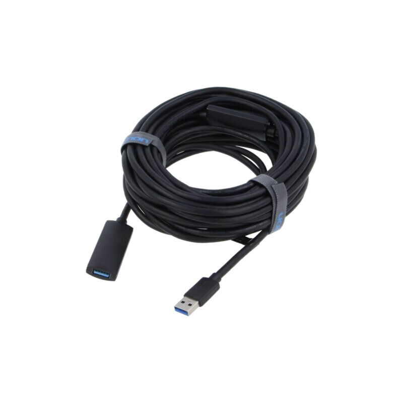 Repeater USB; USB 3.0; USB A soclu,USB A mufă; nichelat; 10m