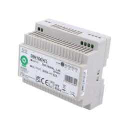 Alimentator: pulsatoriu; pentru şină DIN; 60W; 5VDC; 12A; OUT: 1