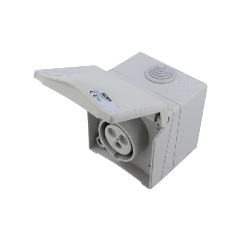 Conector: alimentare AC trifazate; soclu; mamă; 16A; 415VAC; IP44