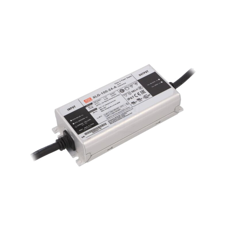 Alimentator: pulsatoriu; LED; 96W; 24VDC; 4A; 100÷305VAC; IP67; XLG Alimentator: pulsatoriu; LED; 96W; 24VDC; 4A; 100÷305VAC; IP67; XLG