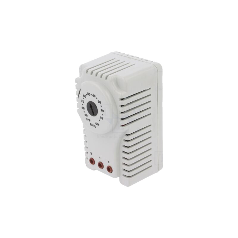 Senzor: higrostat; 10÷90%RH; OUT: SPDT; 10÷60°C; pentru şină DIN