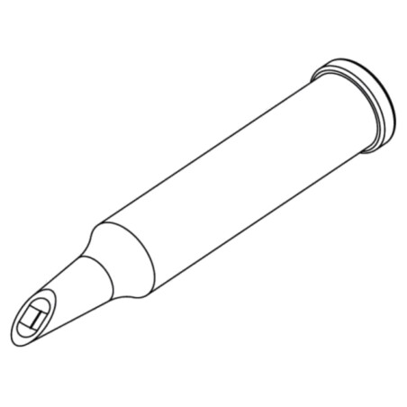 Vârf; despicat; 2,3mm