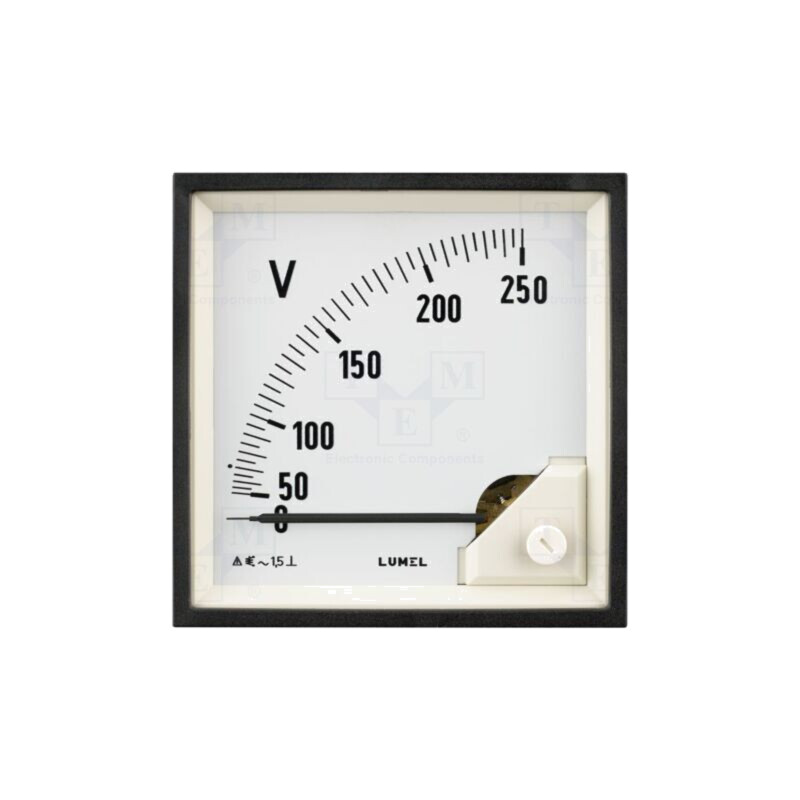 Ampermetru; pe panou; I AC: 0÷500A; True RMS; Clasa: 1,5; 40÷72Hz Ampermetru; pe panou; I AC: 0÷500A; True RMS; Clasa: 1,5; 40÷72Hz