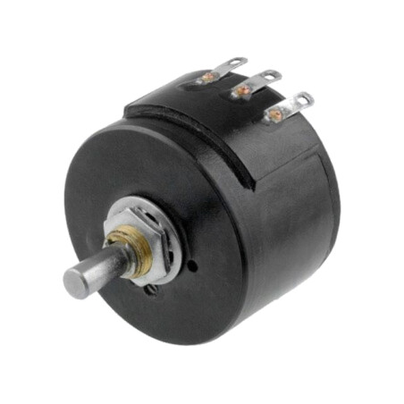 Potenţiometru: axial; singură tură; 100Ω; 4W; ±5%; 6mm; Ax: fină