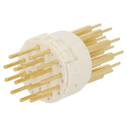 Conector: M23; inserturi de contact; PIN: 17; tată; THT; 160V; 8A