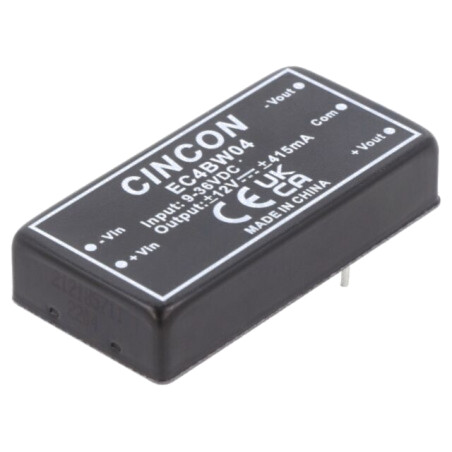 Convertor: DC/DC; 10W; Uintr: 9÷36VDC; Uieş: 12VDC; Uieş2: -12VDC