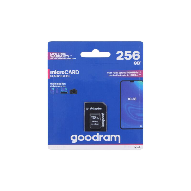 Card de memorie; microSDXC; R: 100MB/s; W: 10MB/s; Class 10 UHS U1
