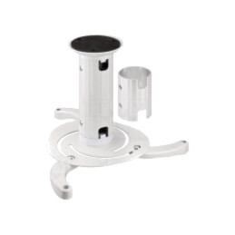Ceiling mount; white; adjustable; 10kg; Hmin: 130mm; Hmax: 200mm