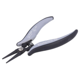 Cleşti; suprafeţe de prindere netede,plaţi; ESD; Ø: 1,8mm