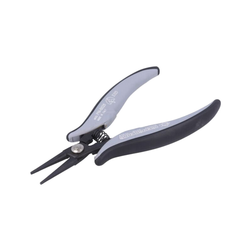 Cleşti; suprafeţe de prindere netede,plaţi; ESD; Ø: 1,8mm