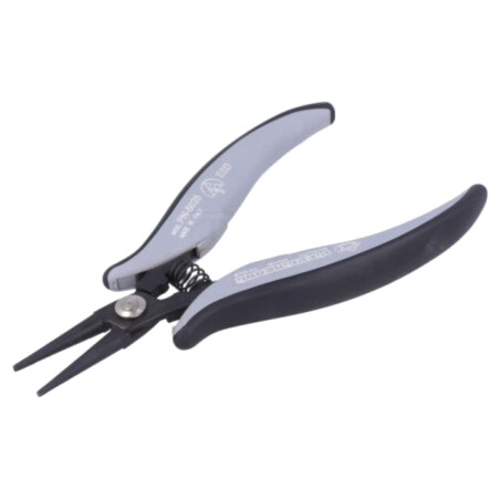 Cleşti; suprafeţe de prindere netede,plaţi; ESD; Ø: 1,8mm