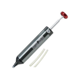 Aspiratoare pentru lipituri; silicon; Lung: 153mm; aluminiu
