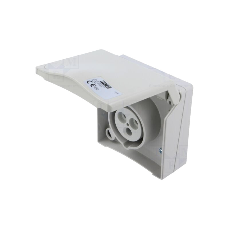 Conector: alimentare AC trifazate; soclu; mamă; 16A; 415VAC; IP44