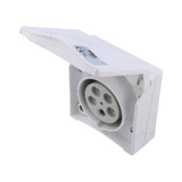 Conector: alimentare AC trifazate; soclu; mamă; 16A; 415VAC; IP44