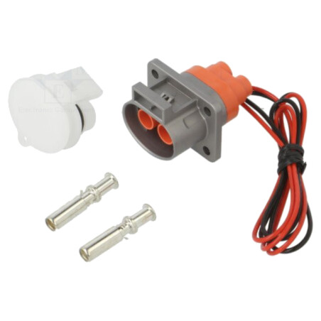 Conector: alimentare DC; mamă; Rezistenţa mec: 100cicluri; PIN: 2