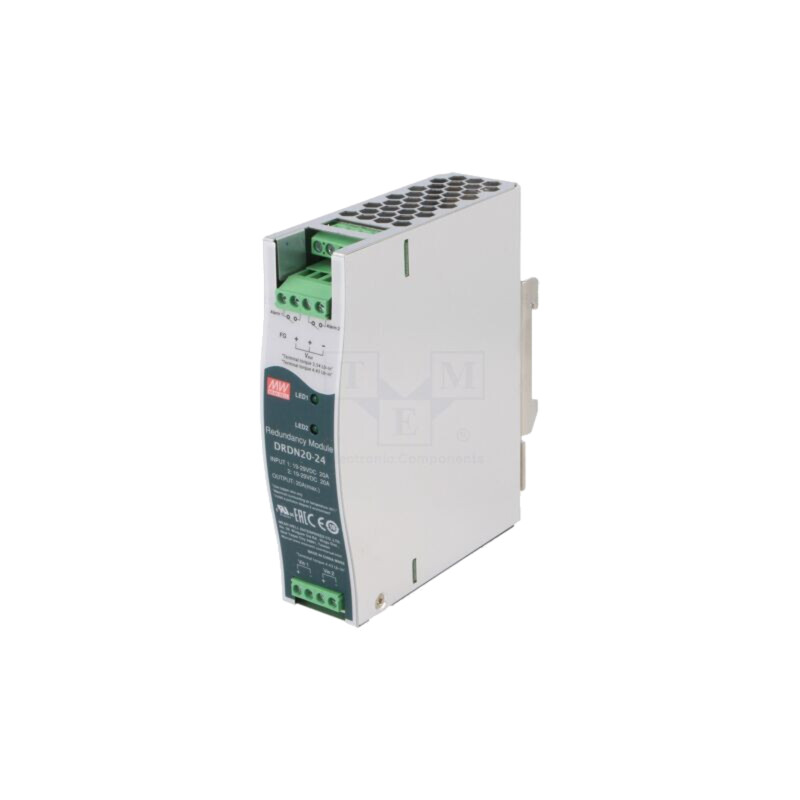 Modul: redundant; pentru şină DIN; 24VDC; 20A; 19÷29VDC; -40÷80°C