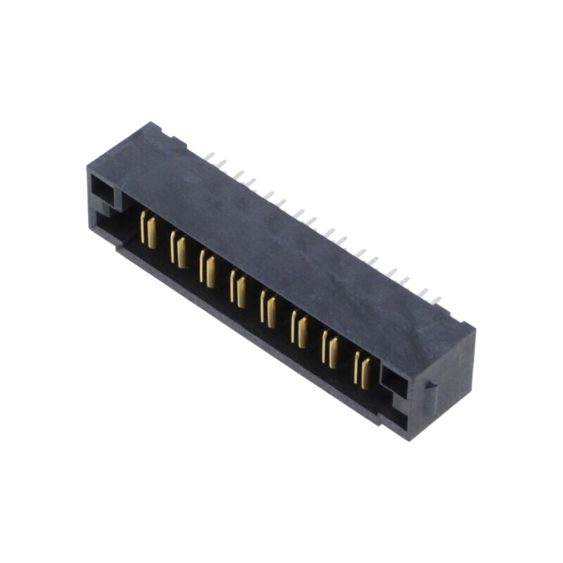 Conector: PCB-PCB; soclu; PET; tată; PIN: 8; drept; 6,35mm; THT; aurit