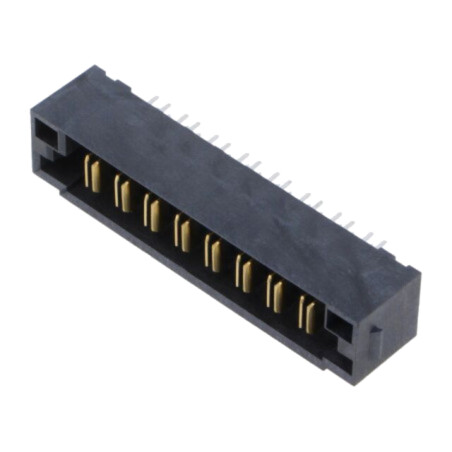 Conector: PCB-PCB; soclu; PET; tată; PIN: 8; drept; 6,35mm; THT; aurit