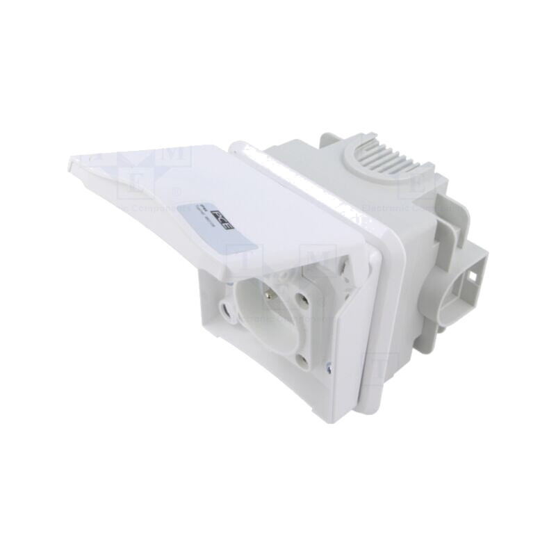 Conector: alimentare AC; mamă; soclu; 250VAC; 16A; PIN: 3; IP44
