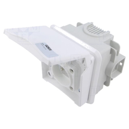 Conector: alimentare AC; mamă; soclu; 250VAC; 16A; PIN: 3; IP44