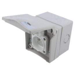 Conector: alimentare AC; mamă; soclu; 250VAC; 16A; PIN: 3; IP44