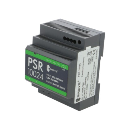 Alimentator: pulsatoriu; pentru şină DIN; 92W; 24VDC; 3,83A; IP20