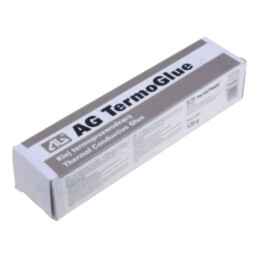 Adeziv termoconductor; albă; Termoglue; 1W/mK; 5÷15min; 120g