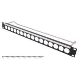 Adaptor de montare; patch panel; înşurubare; Filet: UNC 4-40