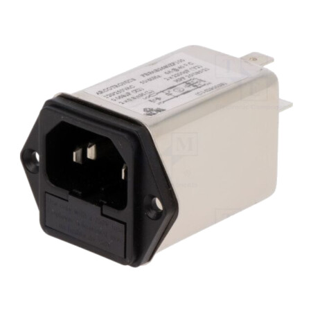 Conector: alimentare AC; soclu; tată; 6A; 250VAC; IEC 60320; 0,8mH