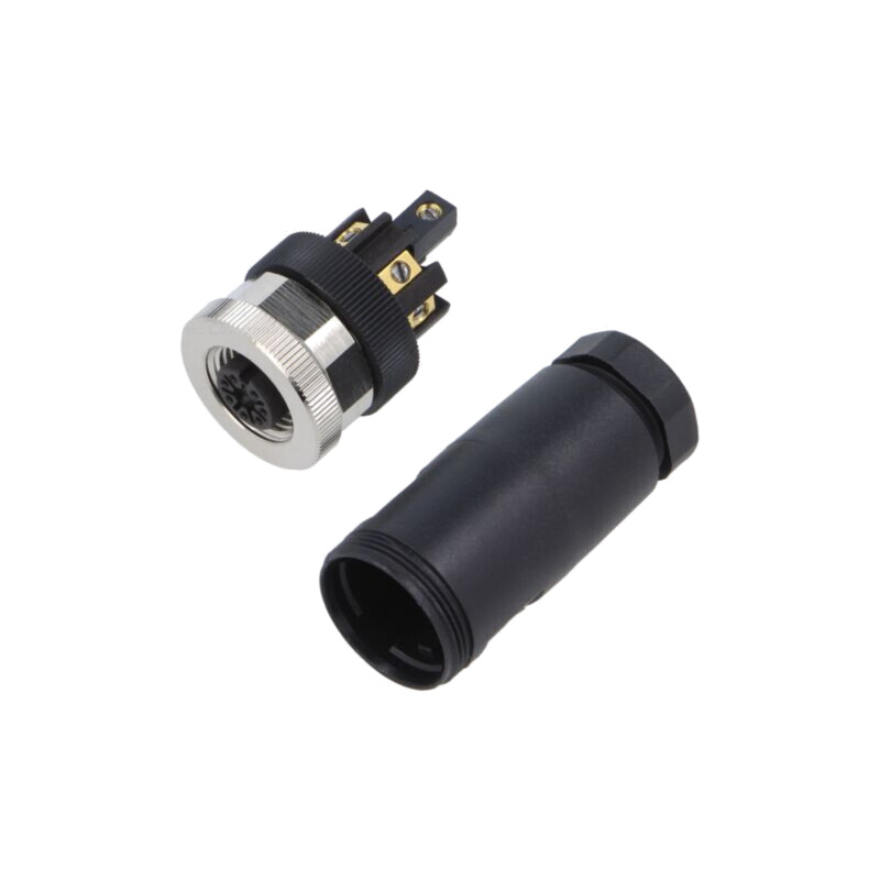 Conector: M12; mufă; PIN: 8; mamă; cod A-DeviceNet / CANopen; drept