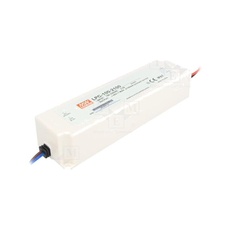 Alimentator: pulsatoriu; LED; 100,8W; 24÷48VDC; 2100mA; 90÷264VAC