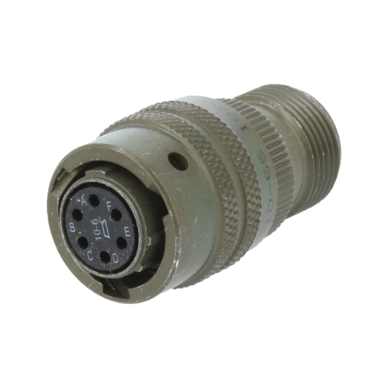 Conector: circular; mufă; mamă; PIN: 6; dimensiune 10; PT/451; oliv