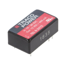 Convertor: DC/DC; 8W; Uintr: 18÷36VDC; Uieş: 12VDC; Iieş: 665mA; TEL8