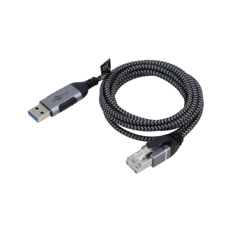 Cablu; slim,USB 3.0; RJ45 mufă,USB A mufă; nichelat; 1,5m; U/FTP Cablu; slim,USB 3.0; RJ45 mufă,USB A mufă; nichelat; 1,5m; U/FTP
