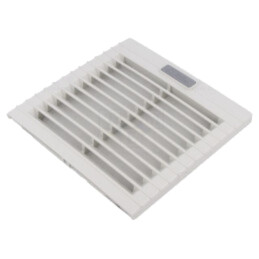 Ventilator: AC; axial; IP55; 150x150x37mm; RAL 7035