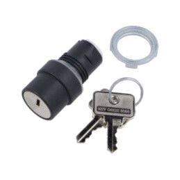 Comutator: rotativ cu cheie; 22mm; Poz.i stab: 2; fără; IP65; 46