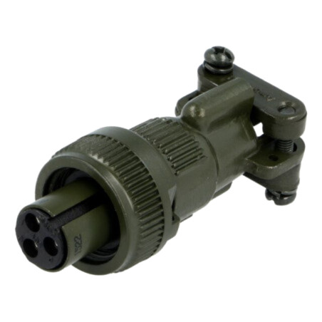 Conector: circular; mufă; pe cablu; PIN: 3; mamă; lipire; MS/DS; 13A