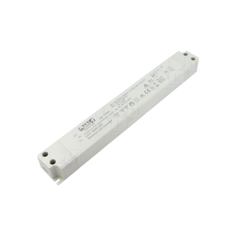 Alimentator: pulsatoriu; LED; 24VDC; 5A; 220÷240VAC; IP20; -20÷45°C