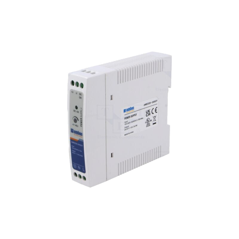 Alimentator: pulsatoriu; pentru şină DIN; 24W; 24VDC; 1A; -20÷70°C
