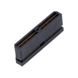 Conector: PCB-PCB; tată; PIN: 80; 0,8mm; QTE; aurit; SMT; soclu; 2A