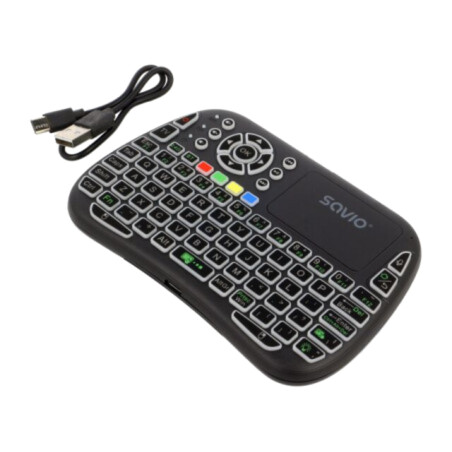 Tastatură; neagră; USB C; fără fir; 10m; 300mAh