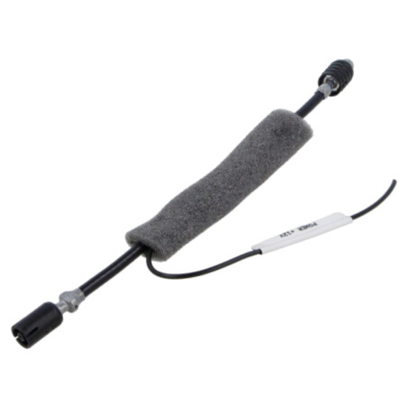 Cable; HC97 socket,HC97 plug; black; straight; 0.25m