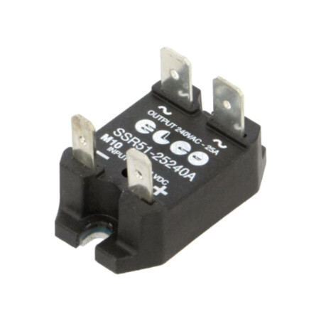 Releu: semiconductor; Ucom: 18÷28,8VDC; 25A; 24÷280VAC; SSR51