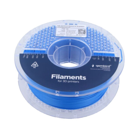 Filament: PLA; 1,75mm; albastră; 210÷240°C; 1kg; High Speed