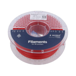 Filament: PLA; 1,75mm; roşie; 210÷240°C; 1kg; High Speed