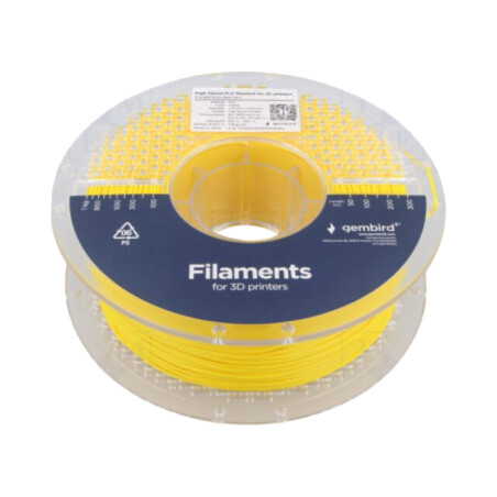 Filament: PLA; 1,75mm; galbenă; 210÷240°C; 1kg; High Speed
