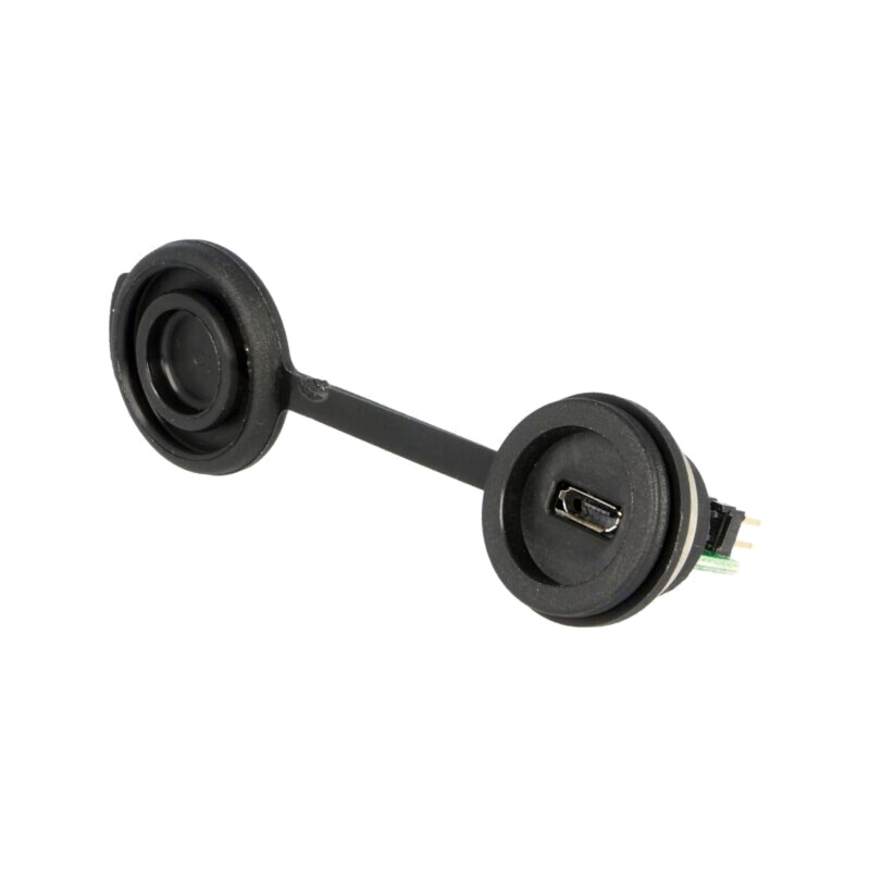 Conector: USB B micro; 1310; cu capac de protecţie; USB 2.0; IP65 Conector: USB B micro; 1310; cu capac de protecţie; USB 2.0; IP65
