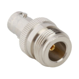 Adaptor; BNC mamă,N mamă; Izolaţie: PTFE; 50Ω; alamă; 4GHz